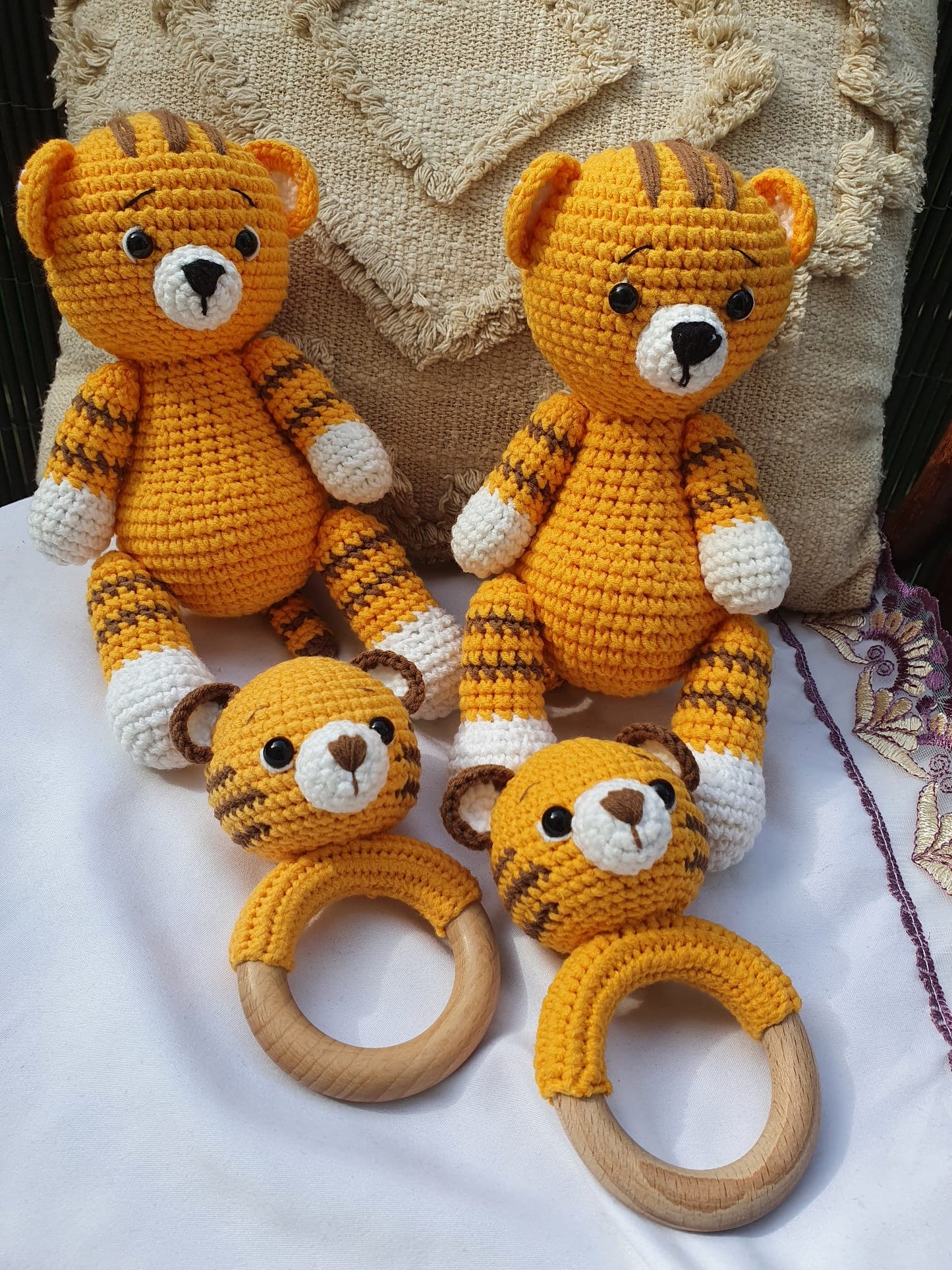 Jouet d'éveil pour votre bébé, Hochet au crochet Noumounest ™
