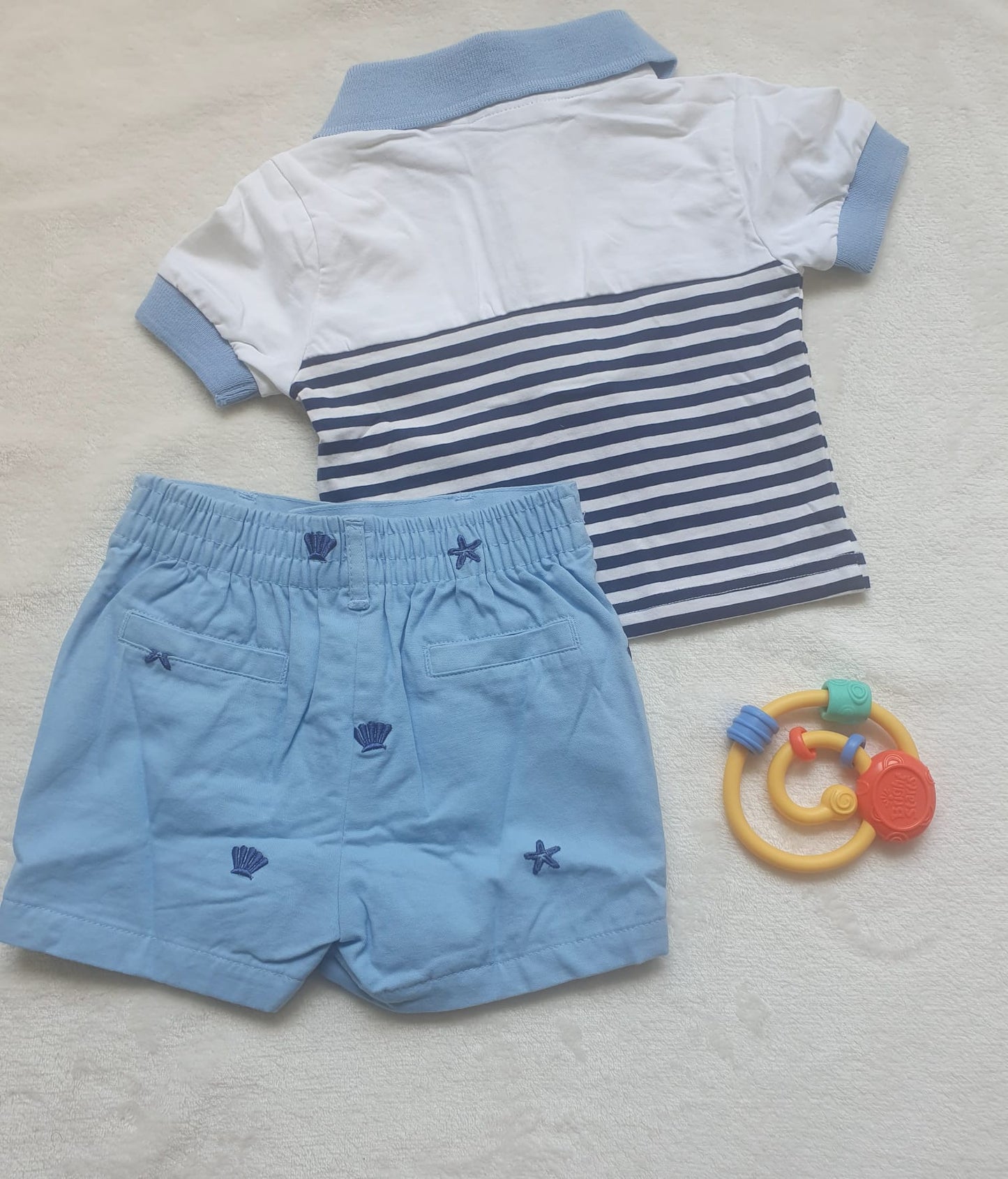 Ensemble polo + short brodé pour Garçon Noumounest ™