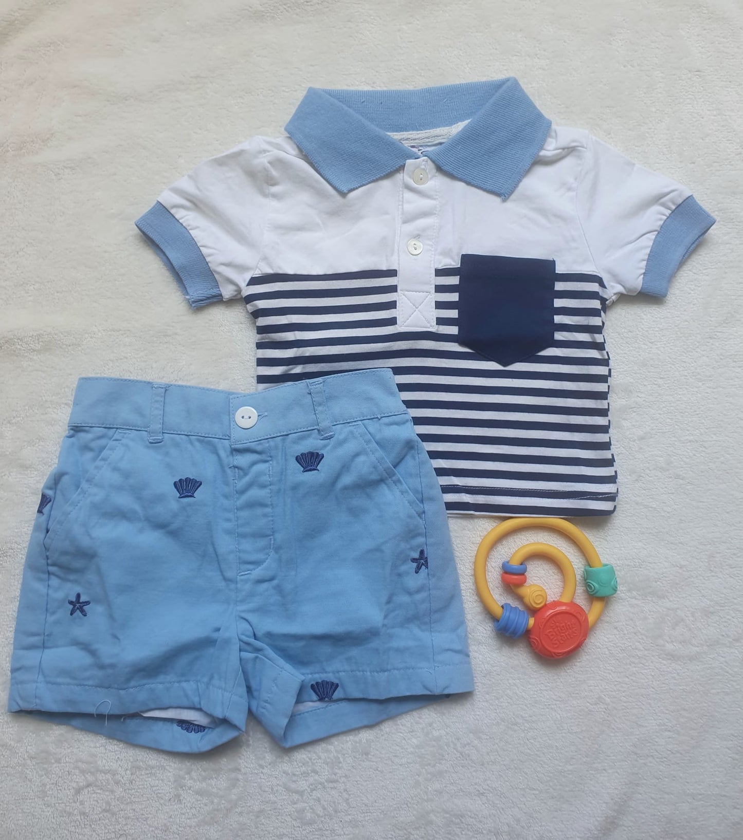 Ensemble polo + short brodé pour Garçon Noumounest ™