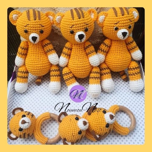 Jouet d'éveil pour votre bébé, Hochet au crochet Noumounest ™